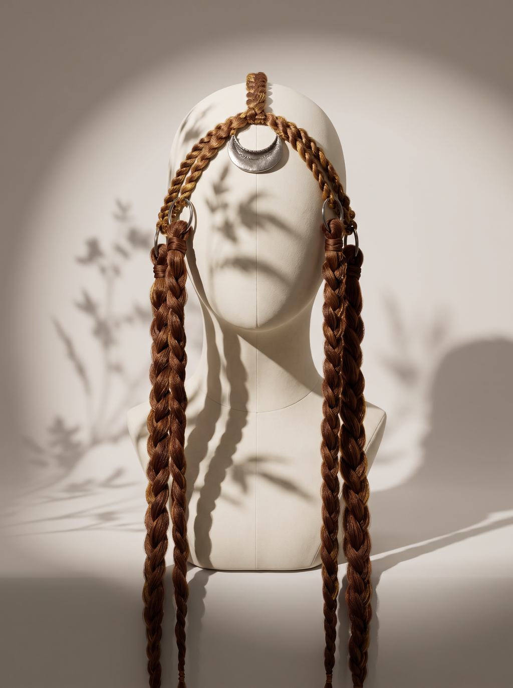 Handmade Headpiece with braids