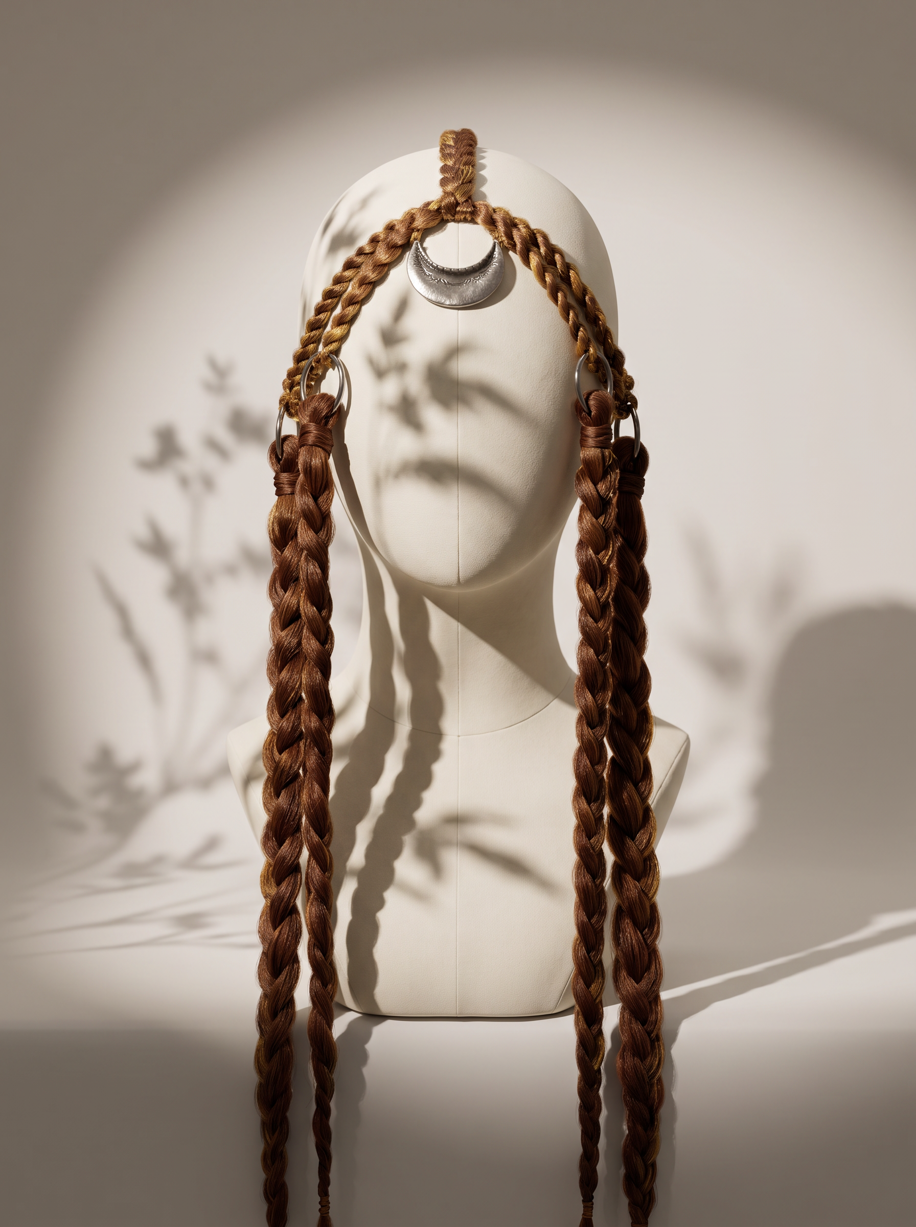 Handmade Headpiece with braids