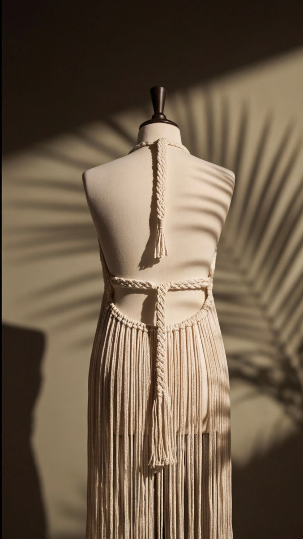 Beach Coverup white Cotton handmade Macrame Outfit