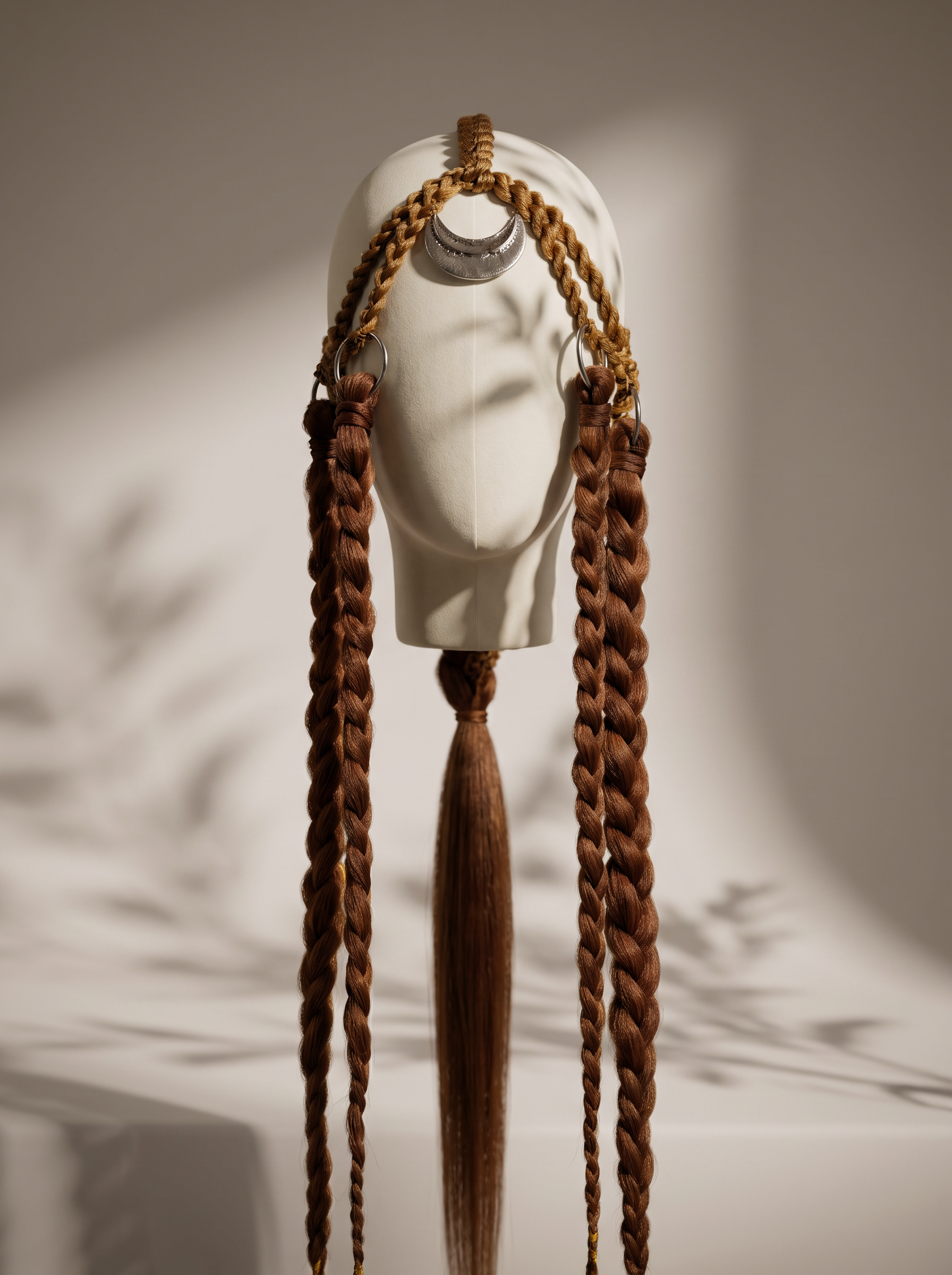 Handmade Headpiece with braids