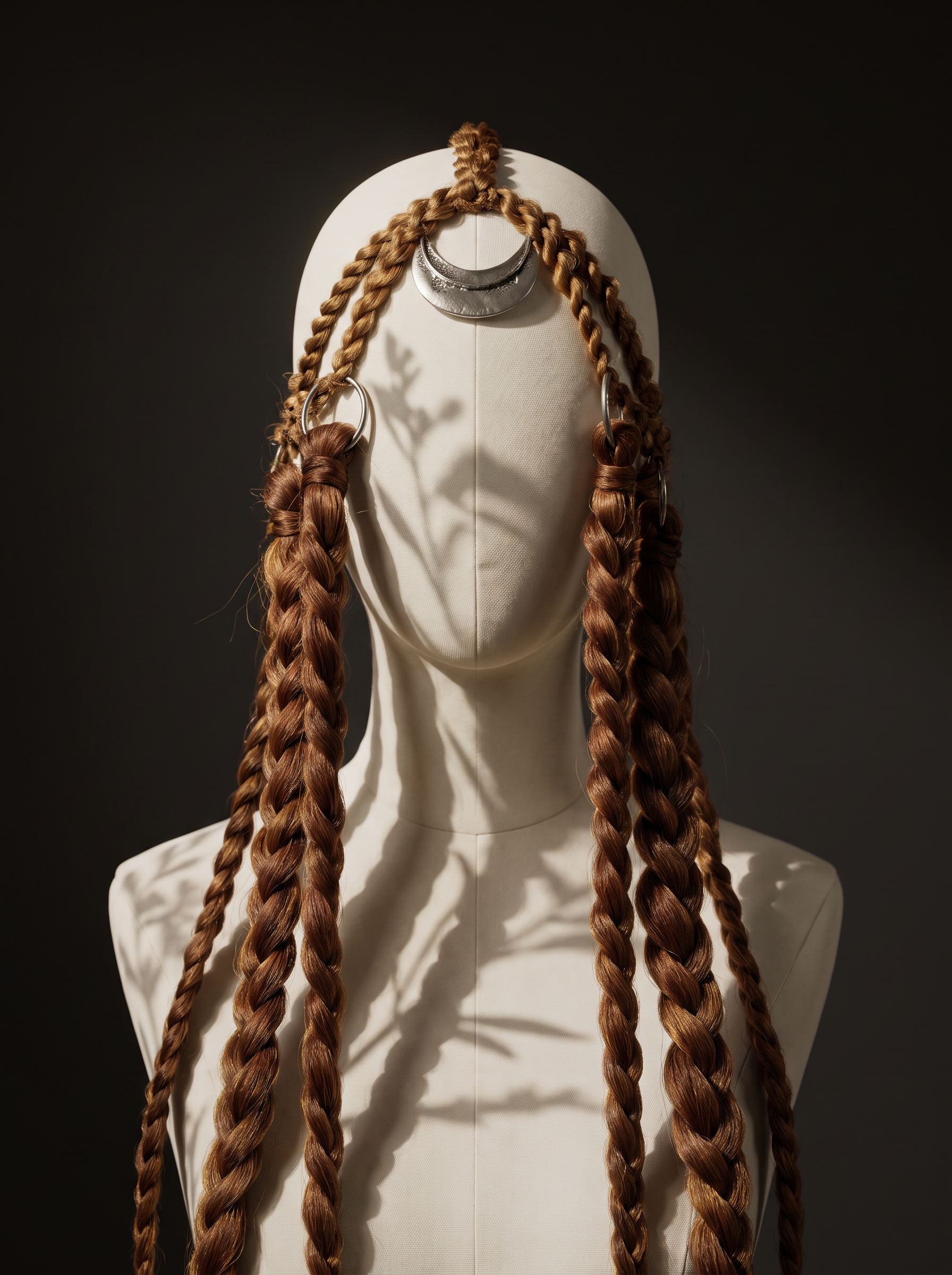 Handmade Headpiece with braids
