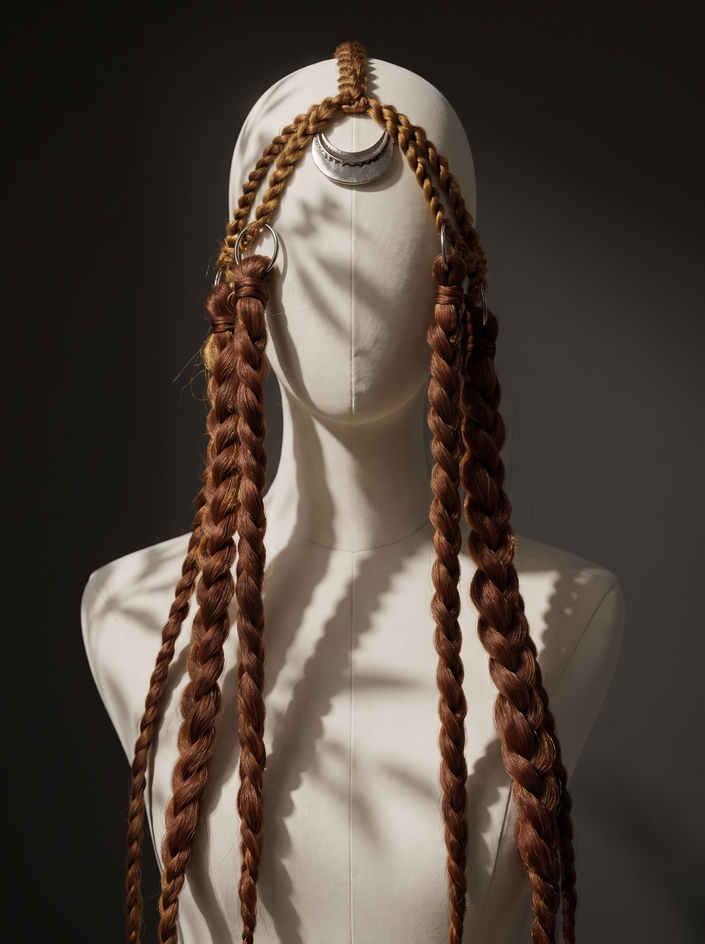Handmade Headpiece with braids