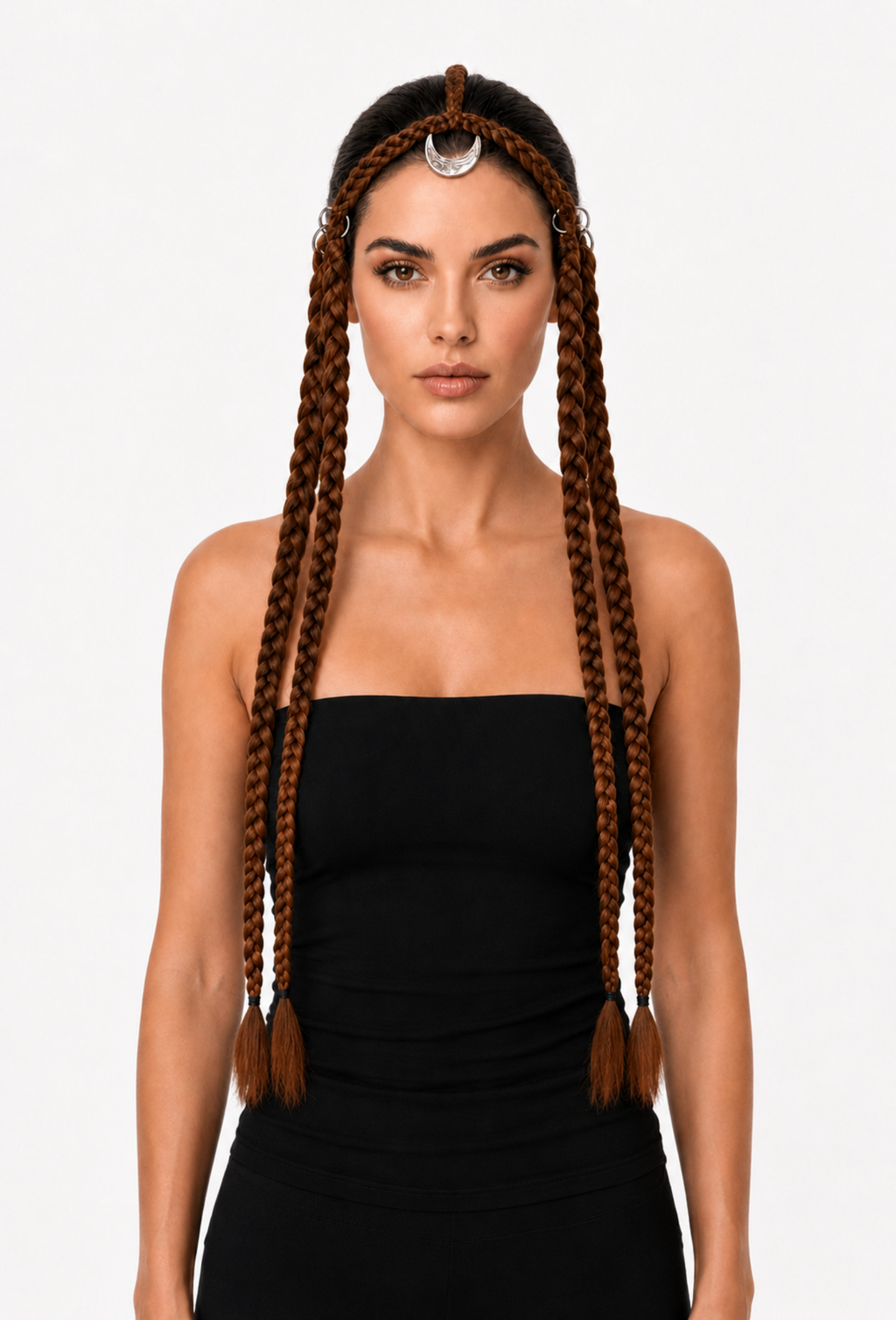 Handmade Headpiece with braids