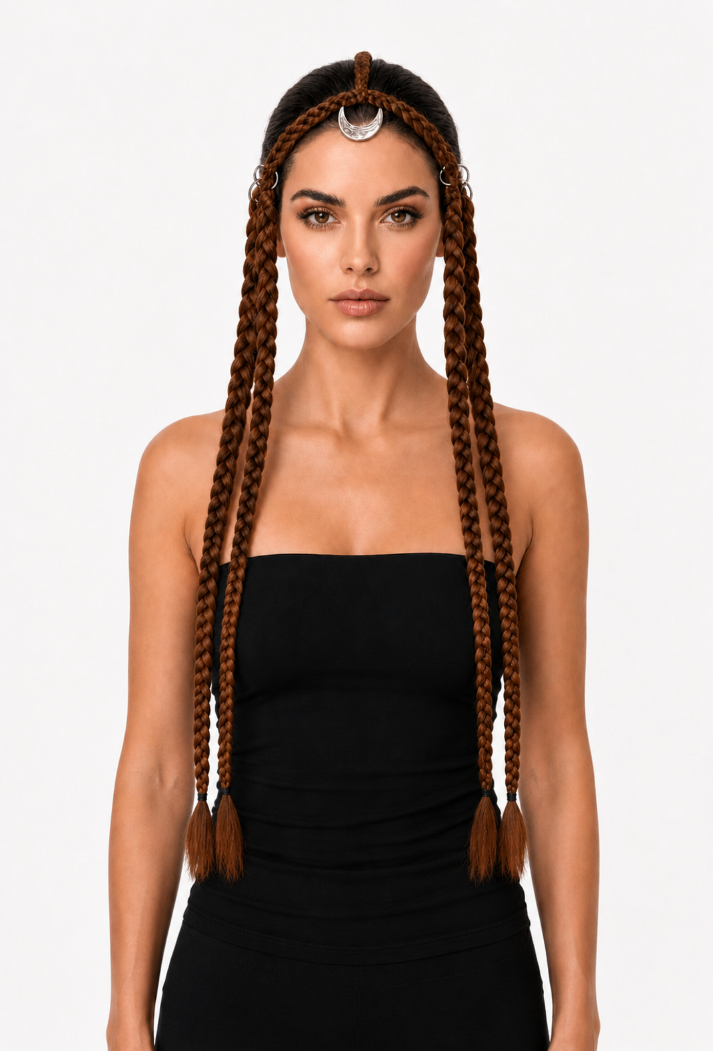 Handmade Headpiece with braids